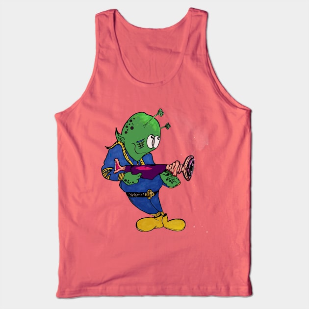 Ray The Alien Tank Top by loveandnate